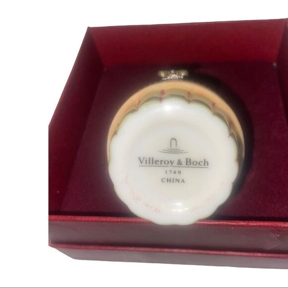 NEW in Box Villeroy & Boch Apple Pie Hinged Trinket Box 1748 - Picture 6 of 16